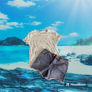 Pimkie unique Light green Beach Tshirt- BNWOT